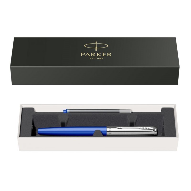 Parker Jotter Originals Light Blue CT Fountain Pen - e-Kavouridis